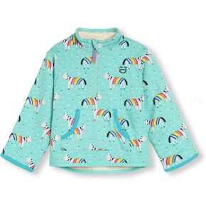 Organic Cotton Baby Infant Toddler Reversible Fleece Jumper - Boy Girl (0-4 Years)