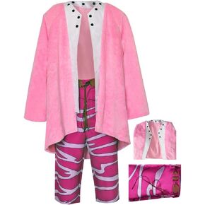 Donquixote Doflamingo Costume Donquixote Doflamingo Cosplay Outfit Suit Jacket Coat Pants Uniform Full Set