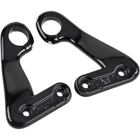 Zinc Alloy Gloss Black Front Fairing Support Bracket Mount Compatible With Harley Touring Road Glide FLTR Ultra FLTRU Custom FLTRX CVO Ultra FLTRUSE 2010-2013