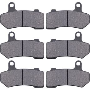 Semi-metallic Front & Rear Brake Pads Set for Harley Touring FLHX Street Glide 2008 -2015 Touring FLHTCU Ultra Classic Electra Glide 2008-2015 Harley Touring