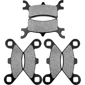 Front and Rear Brake Pads for Polaris Sportsman 400 450 500 600 700 800 EFI/HO 2x4 4x4, Scrambler 400 500, Trail Boss 330, Magnum 325 330 500, Trail Blazer 250 330, Xpedition 325, ATV 500