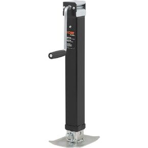 CURT 28575 Side Wind Drop Leg Direct-Weld Square Jack,Black