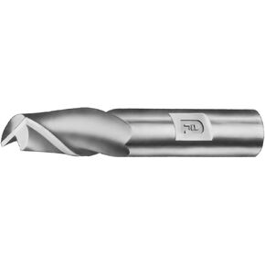 F&D Tool Company 17448-T330 مطحنة نهاية فلوت، طرف واحد، فولاذ عالي السرعة، قطر المطحنة 11/16 بوصة، قطر الساق 5/8 بوصة، طول الفلوت 1.3125 بوصة، الطول الإجمالي 3.4375 بوصة in Kuwait