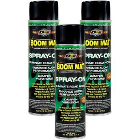 DEI 3 Pack Sound Deadening Boom Mat Spray On Enhance Audio Eliminate Road Noise