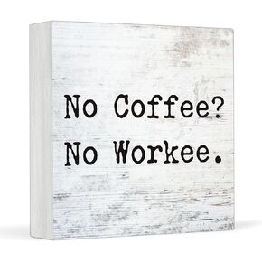 Wooden Box Sign,Funny Office Box Sign,Wood Plaque Block Sign,Work Office Decor,Wall Decor,Home Decor,Cubicle Decor,Book Shelf Decor,Office Gift for Coworker Boss Friend Accountant,Office Supplies,9