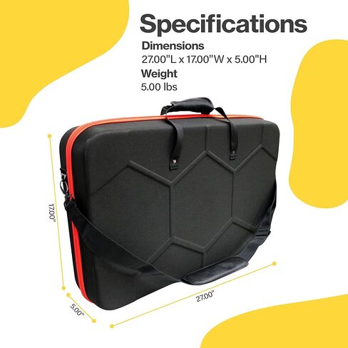 حقيبة خفيفة الوزن ذات هيكل صلب متوافقة مع وحدات تحكم DJ Pioneer DDJ-RX SX3 وS1 وNumark Mixstream Pro وأجهزة تحكم DJ ذات الحجم المماثل in Kuwait