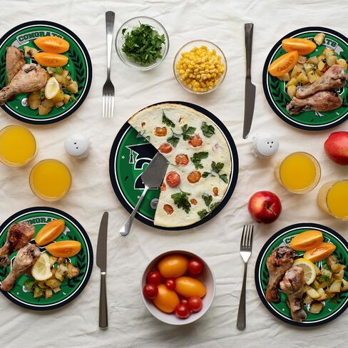 MOORAY Graduation Party Plates and Napkins 2024 Graduation Party Supplies Green Disposable Paper Plates Luncheon Napkins Cocktail Napkins for Congrats Grad Party Decorations, Serve 50 in Kuwait