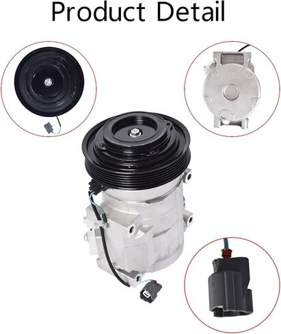 استبدال ضاغط التيار المتردد لـ Acura MDX 3.5L 2003-2006 لاستبدال Honda Odyssey Pilot Ridgeline 3.5L 2005-2008 CO 10736C 97307 IG307 in Saudi Arabia