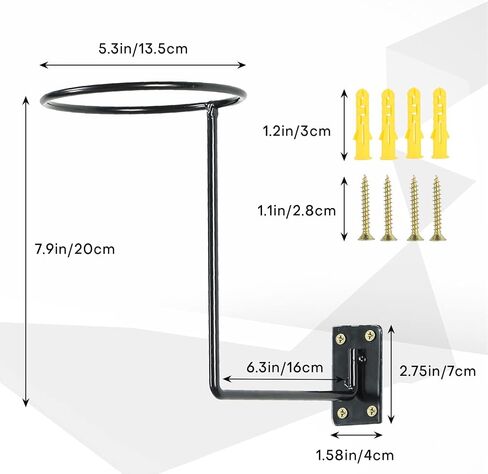 Motorcycle Accessories Helmet Holder | Wall Mounted Helmet Holder for Jacket, Hats, Dancing Masks, Ball Back for Basketball, Football, Volleyball in Saudi Arabia