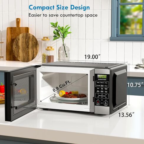 Kenmore KMCMWP11S2-10 Countertop Microwave 6 Auto-Preset Menus, Child Lock, Defrost & Express Cooking Features, 1.1 Cu Ft, Stainless Steel 1000W in Saudi Arabia