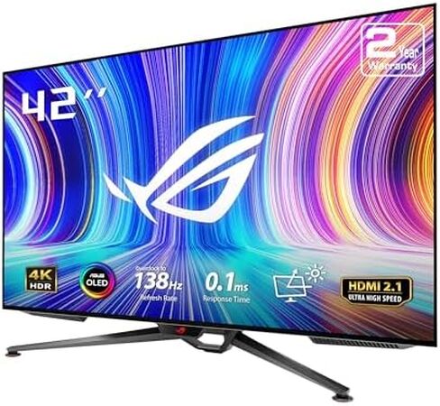 Asus ROG Strix XG49VQ 49" Curved Gaming FreeSync Monitor 144Hz Dual Full HD HDR Eye Care with DP HDMI Black in Kuwait