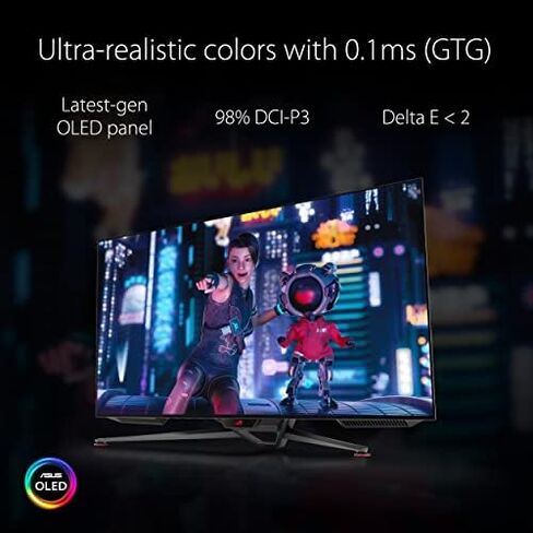 Asus ROG Strix XG49VQ 49" Curved Gaming FreeSync Monitor 144Hz Dual Full HD HDR Eye Care with DP HDMI Black in Kuwait
