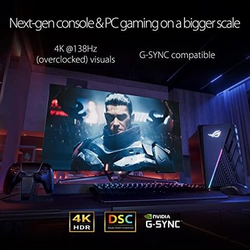 Asus ROG Strix XG49VQ 49" Curved Gaming FreeSync Monitor 144Hz Dual Full HD HDR Eye Care with DP HDMI Black in Kuwait