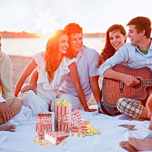 أكياس الفشار، 2 أونصة أكياس الفشار الورقية المسطحة للعائلة فيلم ليلة البيسبول تحت عنوان كرنفال عيد الميلاد حفلة عيد ميلاد 50 جهاز كمبيوتر شخصى in Kuwait