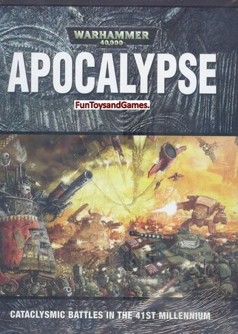 Warhammer 40K Apocalypse كتاب قواعد الغلاف الصلب in Saudi Arabia