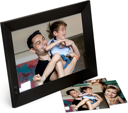 Nixplay 15 inch Smart Digital Photo Frame with WiFi (W15F) - Black - Share Photos and Videos Instantly via Email or App - Preload Content in Saudi Arabia