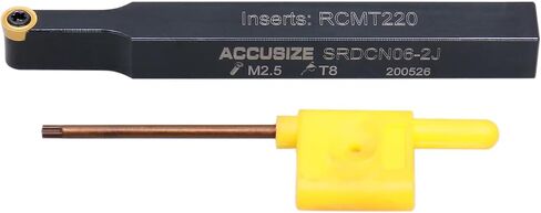 Accusize Industrial Tools 3/8 x 3-1/2 in SRDCN06-2J حامل أدوات قابل للفهرسة لإدراج RCMT220، 2376-0006 in Kuwait