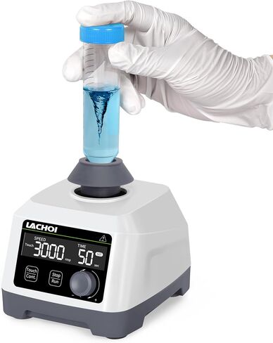 Mini Vortex Paint Mixer Speed 100-3000rpm Lab Vortex Shaker with LCD Display, Touch & Continuous Function Orbital Diameter 4.5mm Laboratory Vortex Shaker Mixer Acrylic Paints Nail Polish in Saudi Arabia