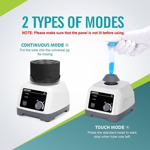 خلاط طلاء دوامي صغير سرعة 100-3000 دورة في الدقيقة مختبر دوامي شاكر مع شاشة LCD، وظيفة اللمس والمستمرة القطر المداري 4.5 مم مختبر دوامة شاكر خلاط دهانات أكريليك طلاء الأظافر in Kuwait