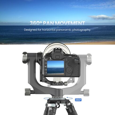 رأس ثلاثي القوائم من ألياف الكربون PH8، رأس انحراف احترافي عالي التحمل لكاميرا DSLR بعدسة مقربة يصل وزنها إلى 33.1 رطل/15 كجم، تصوير بانورامي سلس 360 درجة مع لوحة إطلاق سريعة من Arca Swiss in Kuwait