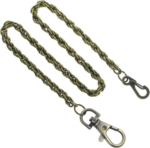 سلاسل ساعة الجيب سلسلة ألبرت سلسلة حبل برونزية مع المشبك جراد البحر دوارة FC77 in Kuwait