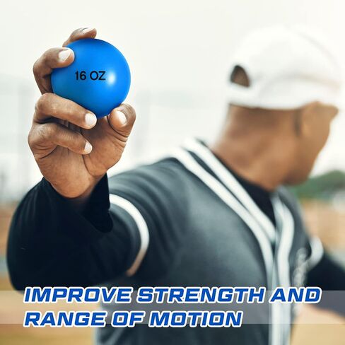 Hungdao 6 Pcs Weighted Plyo Training Balls Variable Plyo Weighted Balls Practice Weighted Baseball Weighted Ball Set for Throwing Pitching Power Improving Accessories, 6 Colors in Saudi Arabia