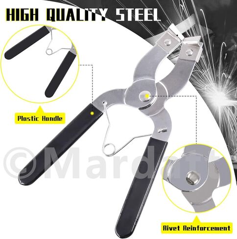 مجموعة أدوات ضاغط حلقة المكبس 8 قطع 3 بوصة 4 بوصة 6 بوصة مع كماشة حلقة المكبس ومقياس ملمس من الفولاذ المقاوم للصدأ، أداة ضاغط حلقة مكبس محرك السيارة لجنرال موتورز in Kuwait