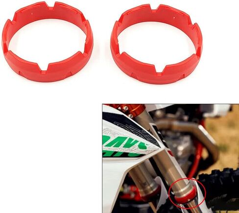 Motorcycle Front Fork Protection Ring Motocross Shock Absorber Anti-wear Sleeve 48600698 For SX SXF EXC XC SMR 125-690 Dirt bike in Saudi Arabia