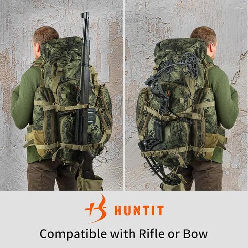 حقيبة ظهر للصيد مع حقيبة صيد يومية لحجرة اللحوم مع حامل بندقية قوس مدمج بإطار من الألومنيوم in Kuwait