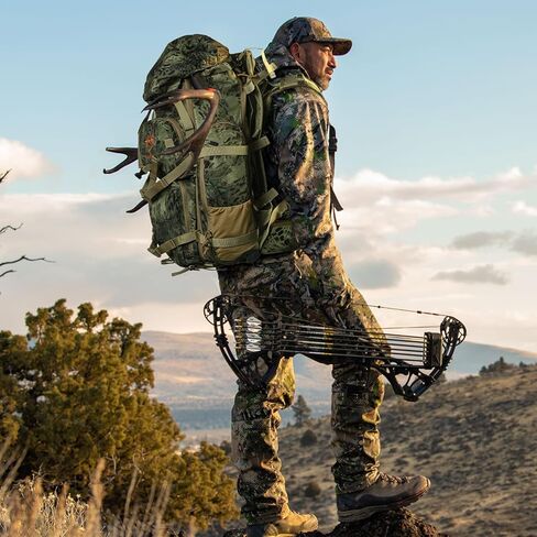 حقيبة ظهر للصيد مع حقيبة صيد يومية لحجرة اللحوم مع حامل بندقية قوس مدمج بإطار من الألومنيوم in Kuwait