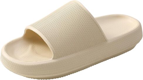 Cloud Slippers for Women and Men, Pillow Slippers Super Soft, Thick Sole Slides for Women with Anti-Skid Sole in Saudi Arabia