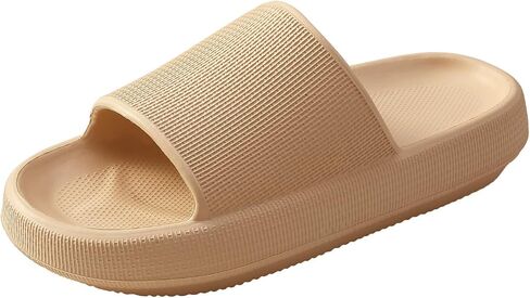 Cloud Slippers for Women and Men, Pillow Slippers Super Soft, Thick Sole Slides for Women with Anti-Skid Sole in Saudi Arabia