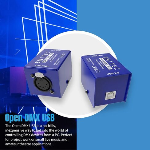 ENTTEC 70303 واجهة DMX مفتوحة ومحول SIRS-E 70029 5P ذكر إلى 3P أنثى (حزمة) - نموذج مستوى الدخول in Saudi Arabia