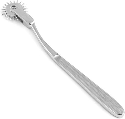 OdontoMed2011 الدورية حفز Wartenberg الدولاب المزدوج رئيس 2 رئيس مطلي بالكروم الكبار دبوس من الفولاذ المقاوم للصدأ عجلة التشخيص in Saudi Arabia
