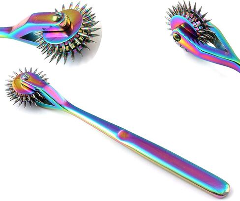 OdontoMed2011 الدورية حفز Wartenberg الدولاب المزدوج رئيس 2 رئيس مطلي بالكروم الكبار دبوس من الفولاذ المقاوم للصدأ عجلة التشخيص in Saudi Arabia