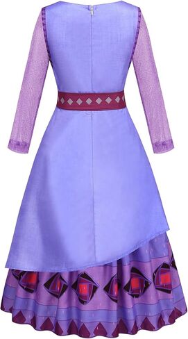 زي Wish Asha للفتيات، فستان الأميرة آشا للأطفال، زي حفلات الهالوين التنكرية وأعياد الميلاد in Kuwait