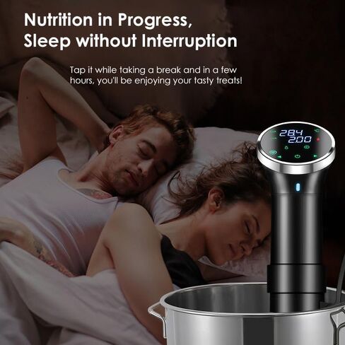 Sous Vide Cooker, WiFi APP Included, Immersion Circulators, Precision Cooker with Recipe, Temperature and Time Digital Display Control, 1100W (Clamp Style - WIFI) in Saudi Arabia