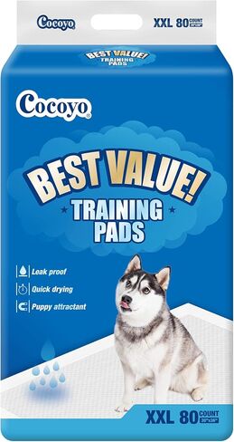 وسادات تدريب COCOYO ذات القيمة الأفضل، مقاس 76.2 سم × 91.44 سم، XXL - 80 قطعة، أبيض in Saudi Arabia