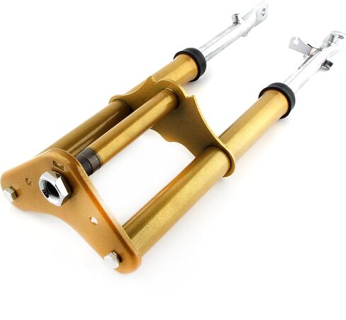 CRF50 Forks, 510mm Front Fork Suspension Dirt Pit Bike Assembly Replacement for Honda CRF50 (Gold) in Saudi Arabia
