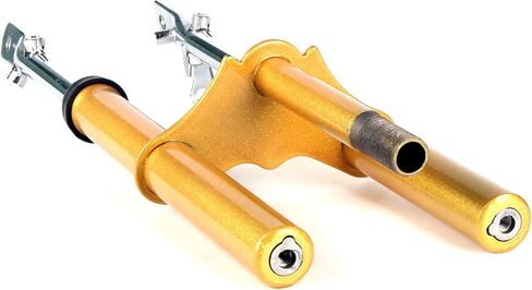 CRF50 Forks, 510mm Front Fork Suspension Dirt Pit Bike Assembly Replacement for Honda CRF50 (Gold) in Saudi Arabia
