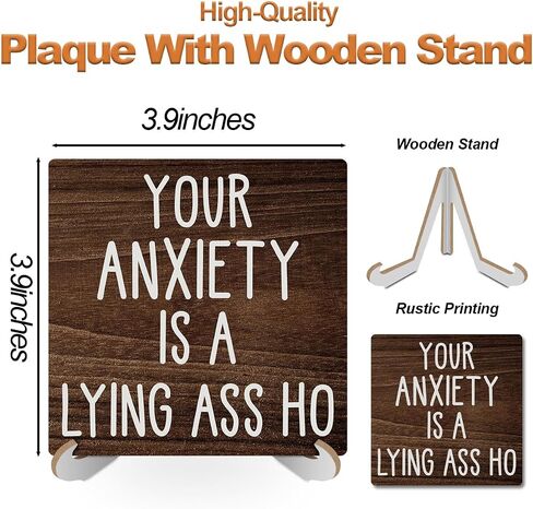 Funny Office Supplies Desk Decor Office Desk Accessories Excel Office Cubicle Decor Cute Humor Wood Sign Rustic Office Essentials for Women HR Boss Coworker Friend Home Team Work Table Shelf in Kuwait