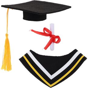 التخرج دب ملابس ملابس لطيفة مع ثوب الغطاء ودبلوم للحيوانات المحشوة أزياء التخرج المثالية للدببة الفخمة in Kuwait