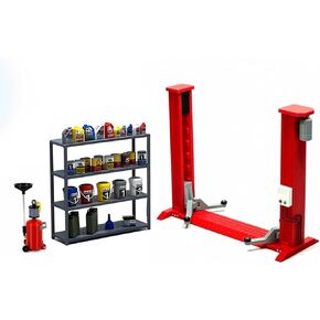 1/18 Scale Dynamic Balancing Machine Model, DIY Auto Repair Shop Model for Custom Car Scenes, Display Collections and Gift for Automobile Enthusiasts in Saudi Arabia