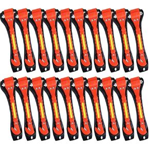 6 قطع من مطرقة أمان السيارة، أداة الهروب التلقائي في حالات الطوارئ وكسر زجاج نافذة السيارة وقاطع حزام الأمان لإنقاذ الأسرة، مجموعة النجاة لإنقاذ حياة السيارة in Kuwait