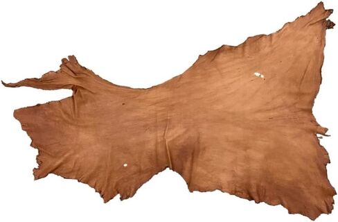 A Grade Deerskin Large Leather Hides - 2-3 oz (7-9 SqFt, Tobacco) in Saudi Arabia