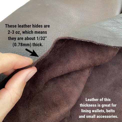 A Grade Deerskin Large Leather Hides - 2-3 oz (7-9 SqFt, Tobacco) in Saudi Arabia