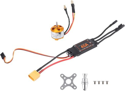 RC Brushless ESC ، وحدة تحكم محرك 40A بدون فرش ، تم تعيين ESC لنماذج RC ، دعم محرك 2212 KV2200 ، 15A تيار مستمر ، مجموعات علمية لسباق السيارات النموذجية in Saudi Arabia