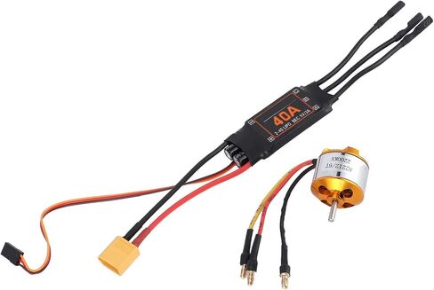 RC Brushless ESC ، وحدة تحكم محرك 40A بدون فرش ، تم تعيين ESC لنماذج RC ، دعم محرك 2212 KV2200 ، 15A تيار مستمر ، مجموعات علمية لسباق السيارات النموذجية in Saudi Arabia