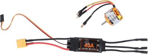 RC Brushless ESC ، وحدة تحكم محرك 40A بدون فرش ، تم تعيين ESC لنماذج RC ، دعم محرك 2212 KV2200 ، 15A تيار مستمر ، مجموعات علمية لسباق السيارات النموذجية in Saudi Arabia