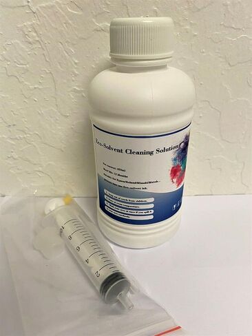 Inkpro 250ml Premium Universal Cleaning Solution for ECO Solvent Printer Mimaki Roland Mutoh Line Head in Saudi Arabia